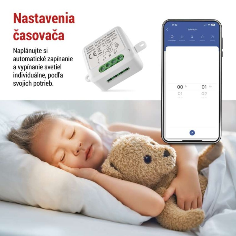 GoSmart modul stmievania IP-2111DZ, ZigBee, 1-kanálový 4