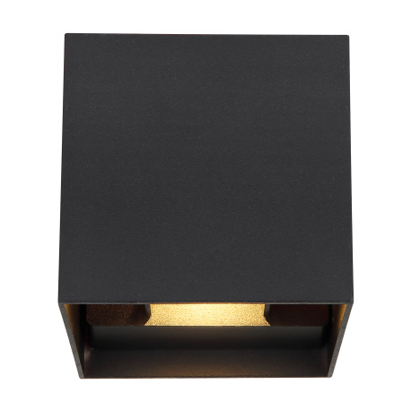 Vonkajšie svietidlo hliník čiernej farby, svieti smerom: hore a dole, IP54, nastaviteľný svetelný ku 3