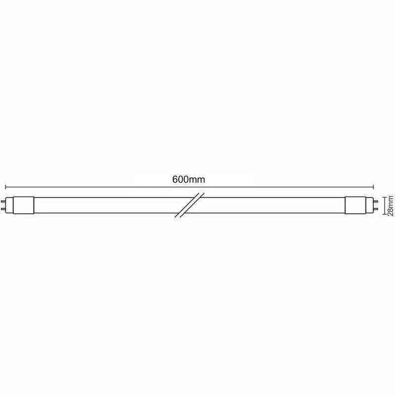 LED žiarivková trubica 9W - T8 / 600mm / 4100K, 25ks - TLS221 3
