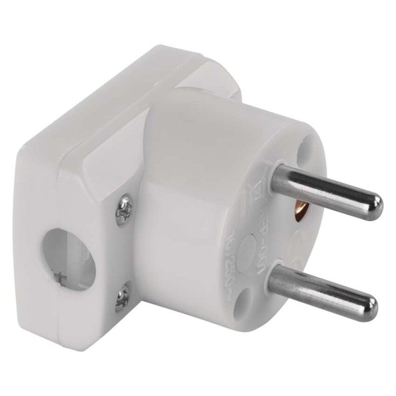 Vidlica uhlová pre predlžovací kábel, biela 5