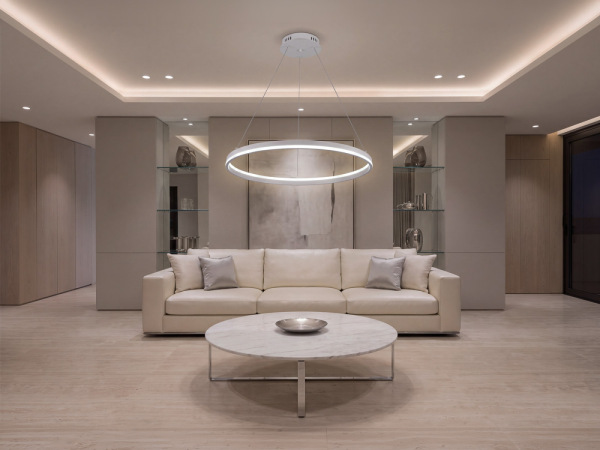 LED závesné svietidlo + diaľkový ovládač 80W - J4393/W 4