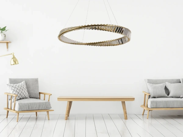 LED krištáľový luster + diaľkový ovládač 50W - J6350/GCH 11