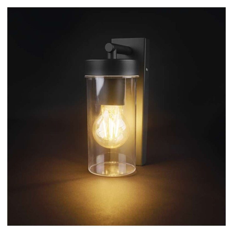 Záhradné nástenné svietidlo ZALA, 14,5 x 8,9 x 26,2 cm, 1 x E27, 15 W