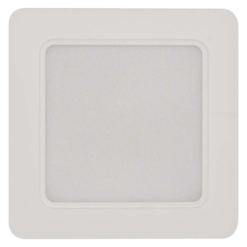 LED svietidlo 2v1 RUBIC, štvorcové, biele, 9W, neutrálna biela 3