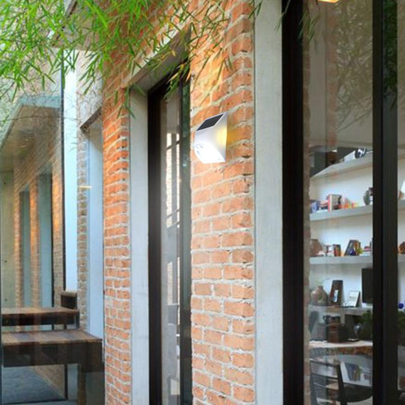 LED biele nástenné solárne svietidlo 3W / 3000K / 4000K - LS125 4