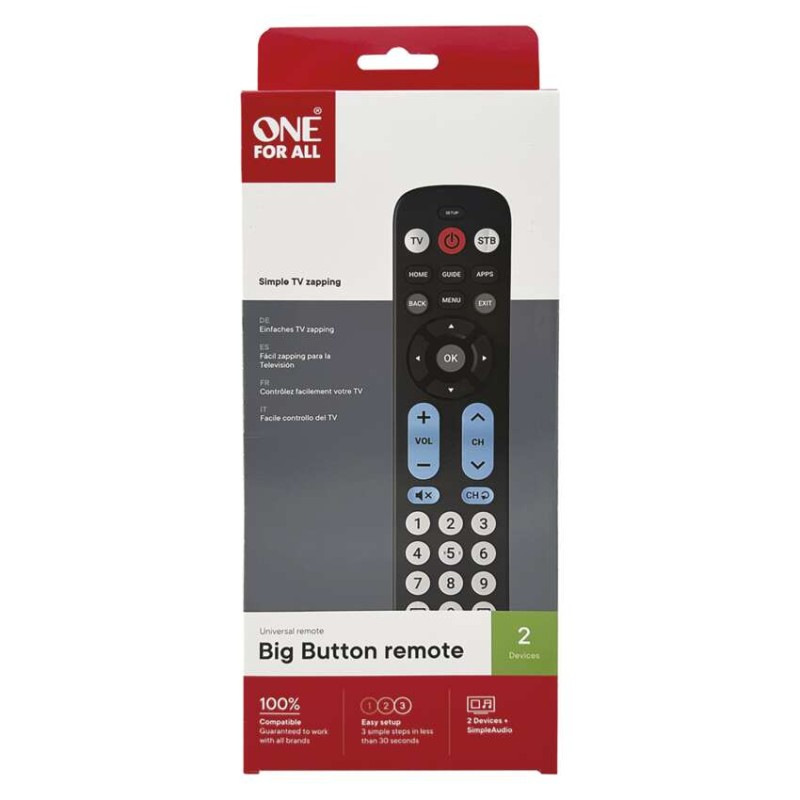 Univerzálny diaľkový ovládač OFA BIG BUTTON 3