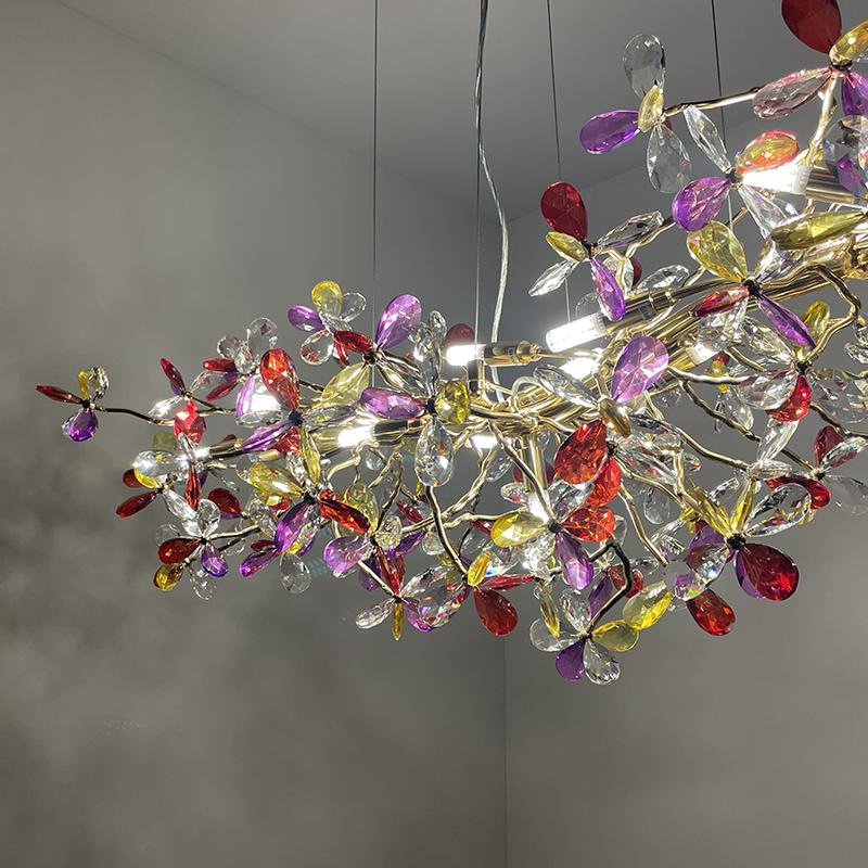 Luxusný závesný krištáľový luster 13 x G9 - CA032/1200L 11