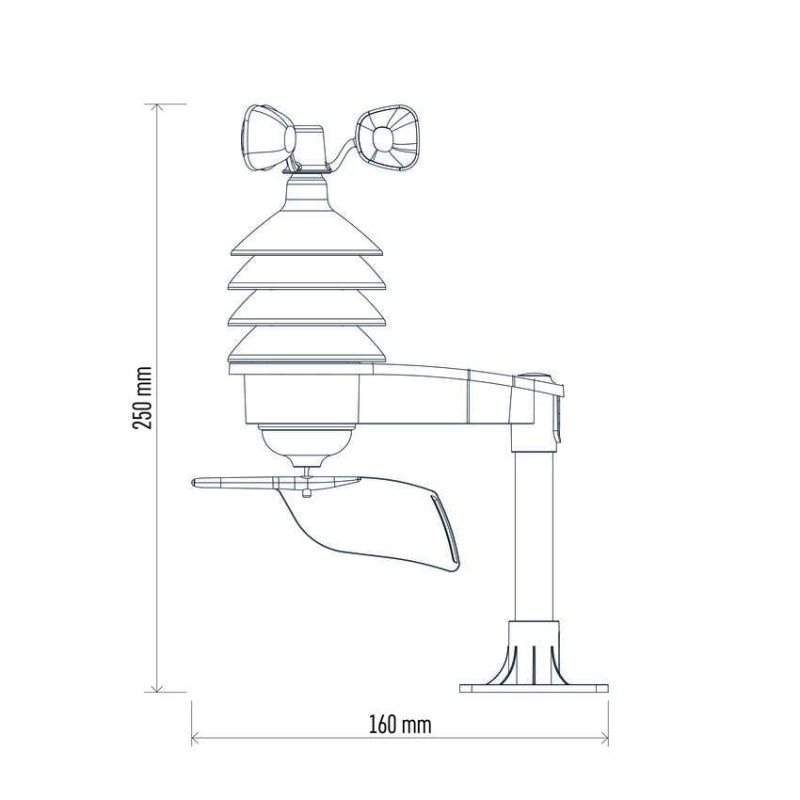 Bezdrôtové čidlo pre meteostanicu E6016 3