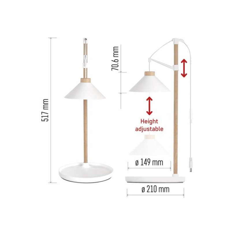 LED GROW pestovateľská lampa 7 W, časovač, biela 2