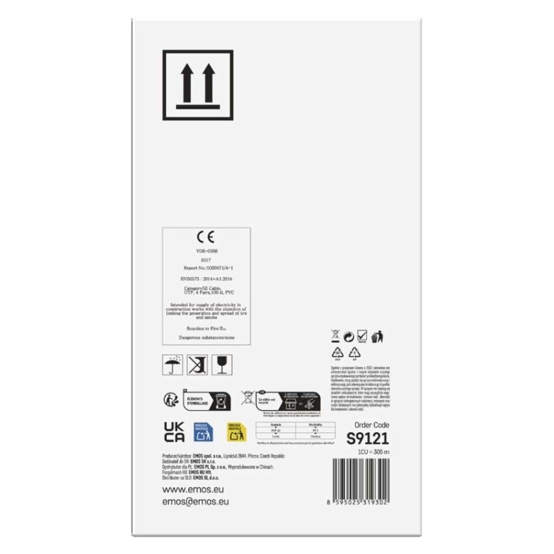 Datový kábel UTP CAT 5E, 305m 6