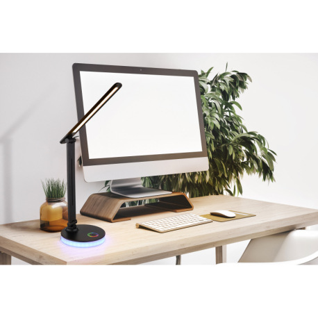 Stolové svietidlo, plast čierny a biely, dotykové zapínanie/vypínanie, plynulá regulácia dotykového 2