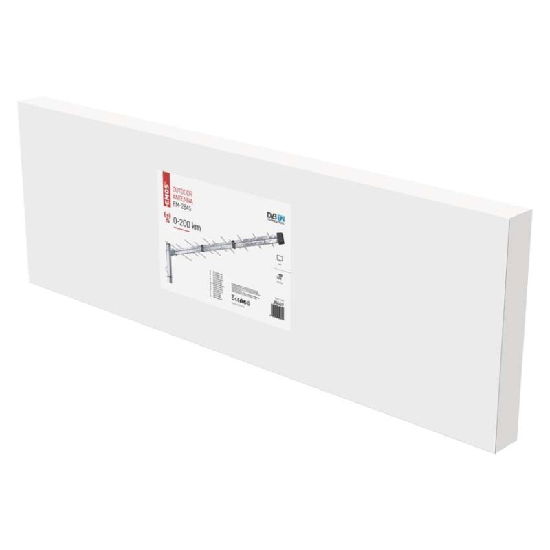 Anténa vonkajšia EM-2845, PROFI, 0–200 km, DVB-T2, filter LTE/4G