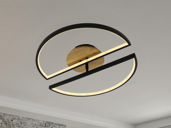 LED stropné svietidlo s diaľkovým ovládačom 75W - TA1303/BW 8