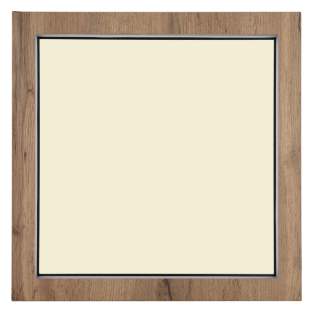 Stropné svietidlo, kov čierny matný, MDF so vzhľadom dreva, plast opál, stmievateľné, niekoľko úrovn 4