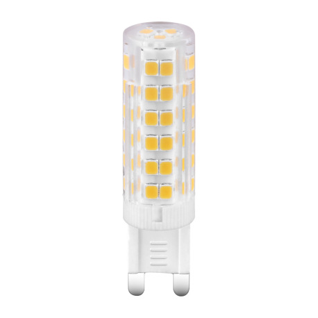 LED žiarovka, plast biely, plast priehľadný, Ø15 V:60, 1xG9 LED 4W 230V, 400lm, 3000K