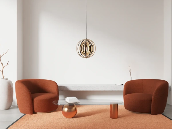 Závesné svietidlo z masívneho dreva E27 / 435 - WRE071 7