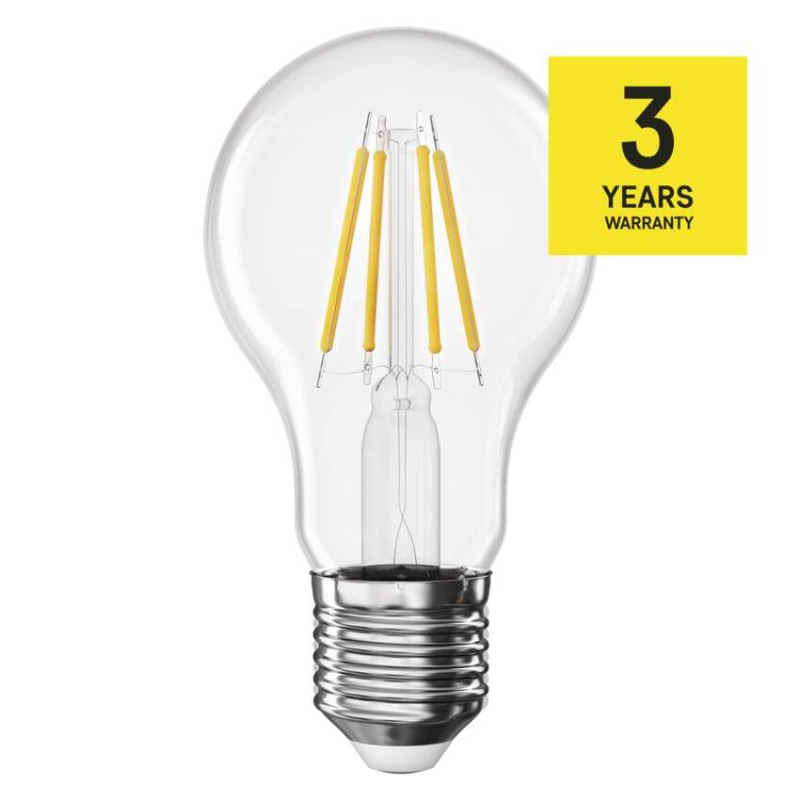 LED žiarovka Filament A60 / E27 / 3,4 W (40 W) / 470 lm / Neutrálna biela 1