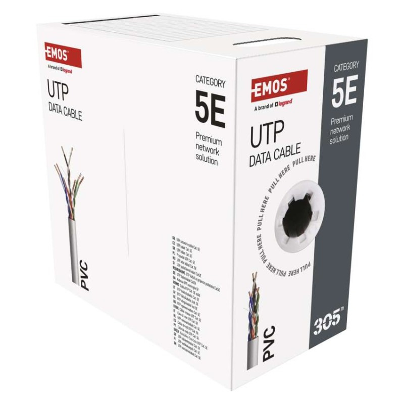 Datový kábel UTP CAT 5E, 305m 8