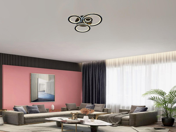 LED stropný luster + diaľkový ovládač 120W - J3338/B 7