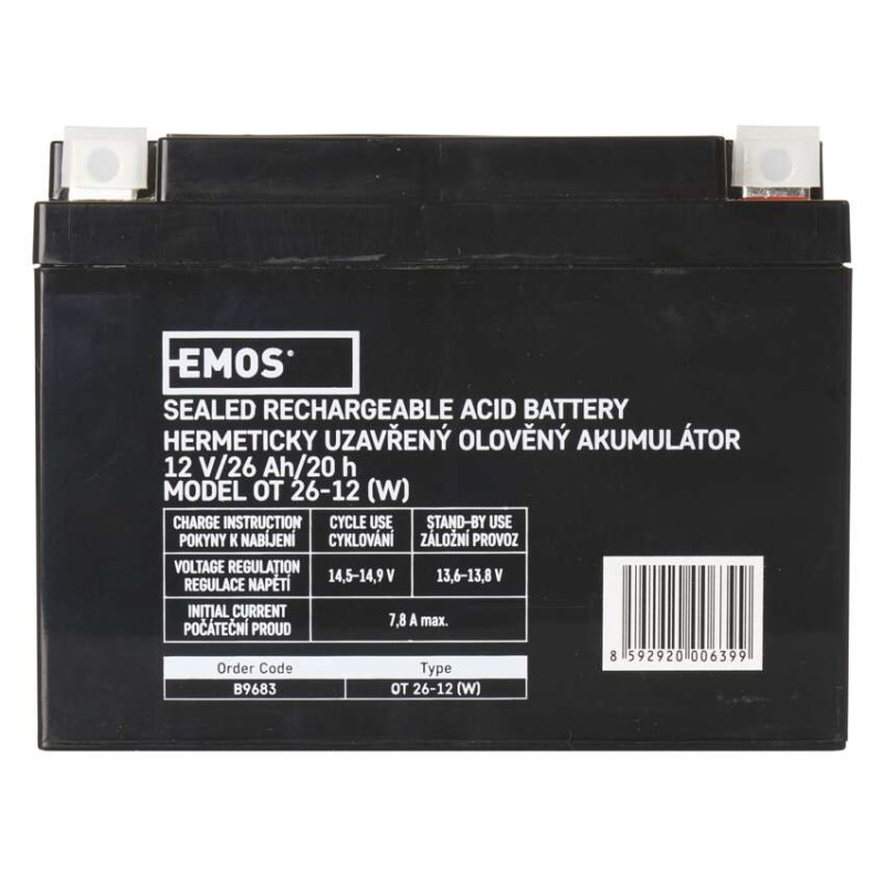 Bezúdržbový olovený akumulátor 12 V/26 Ah L2