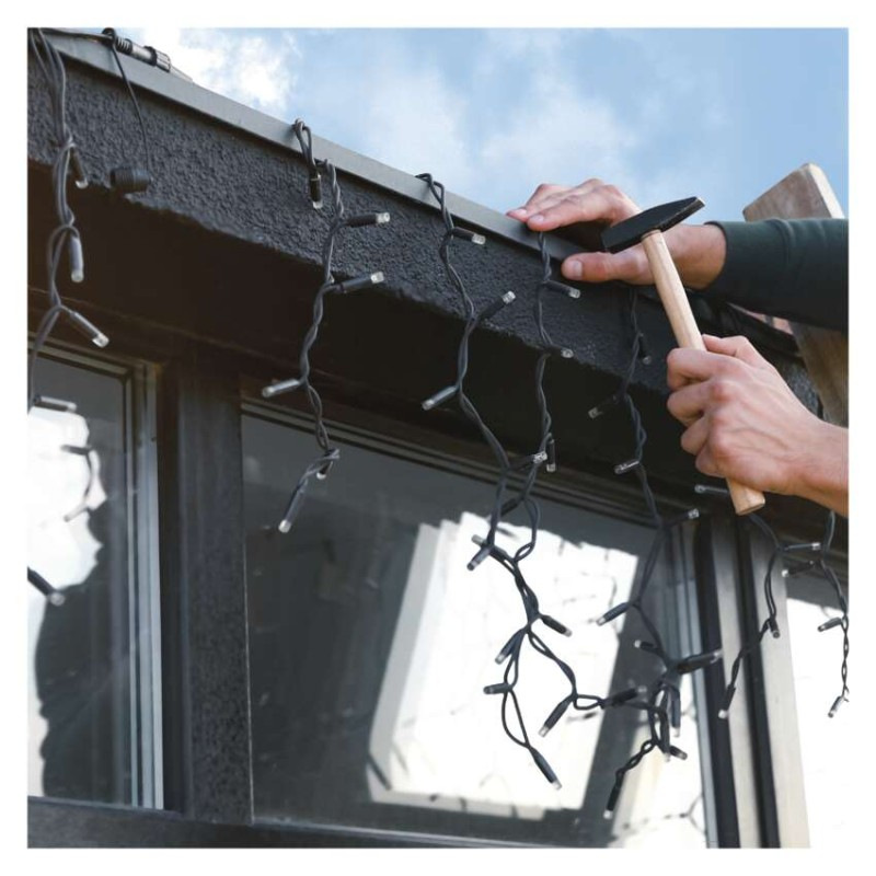 Predlžovací kábel pre spojovacie reťaze Profi čierny, 10 m, vonkajší aj vnútorný 10