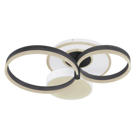 Stropné svietidlo, kov biely/čierny, akryl biely, stmievateľné, prepínanie funkcií nástenným vypínač 6