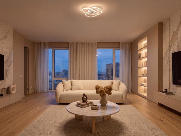 LED stropné svietidlo + diaľkový ovládač 55W - J3375/W 8