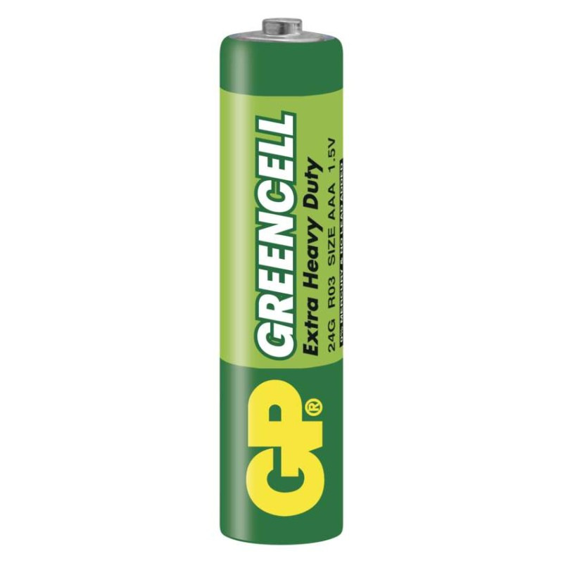 Zinko-chloridová batéria GP Greencell R03 (AAA), 12 ks 2