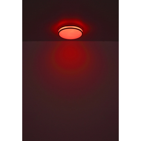 Stropné svietidlo, kov biely, plast vo farbe kávy, plast biely, stmievateľné, fixácia farieb, zmena 11