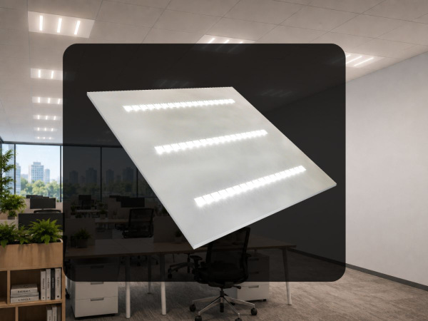 LED podhľadový panel 36W / 595x595 / SMD / 4000K / WH / UGR16 - PL122 13