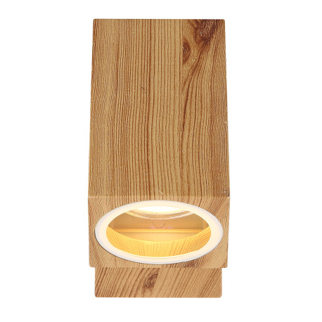 Vonkajšie svetlo hliník imitácia dreva, sklo číre, nastaviteľné, smer svetla: nadol, IP44, ŠxV: 65x1 10