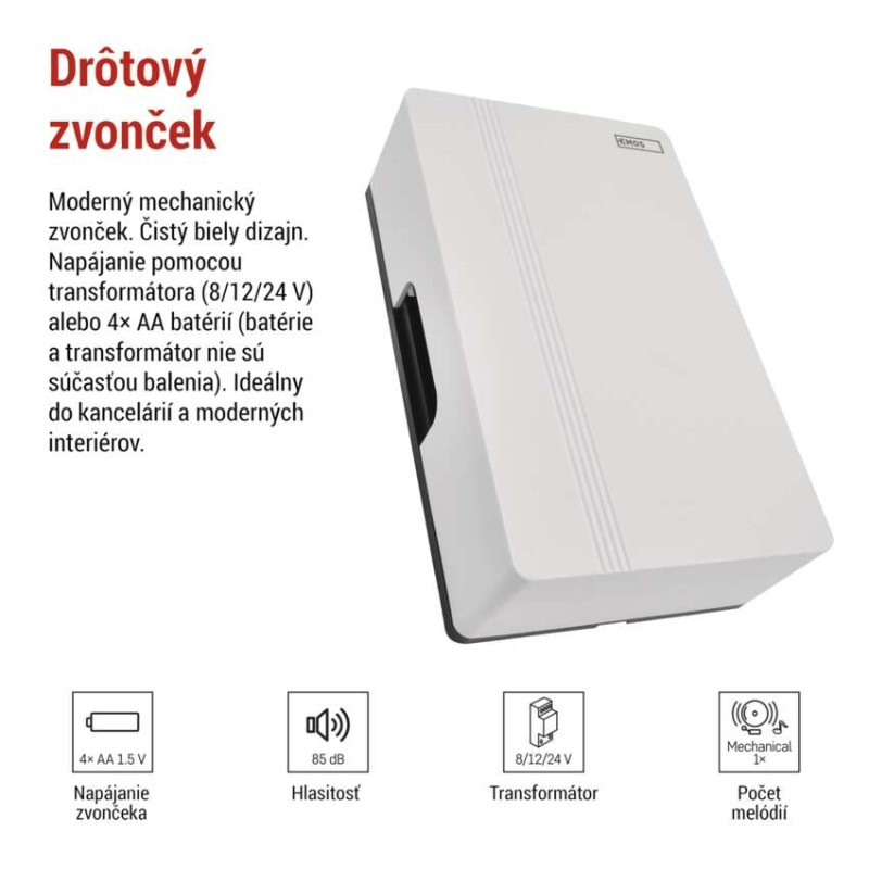 Drôtový zvonček P57102 3