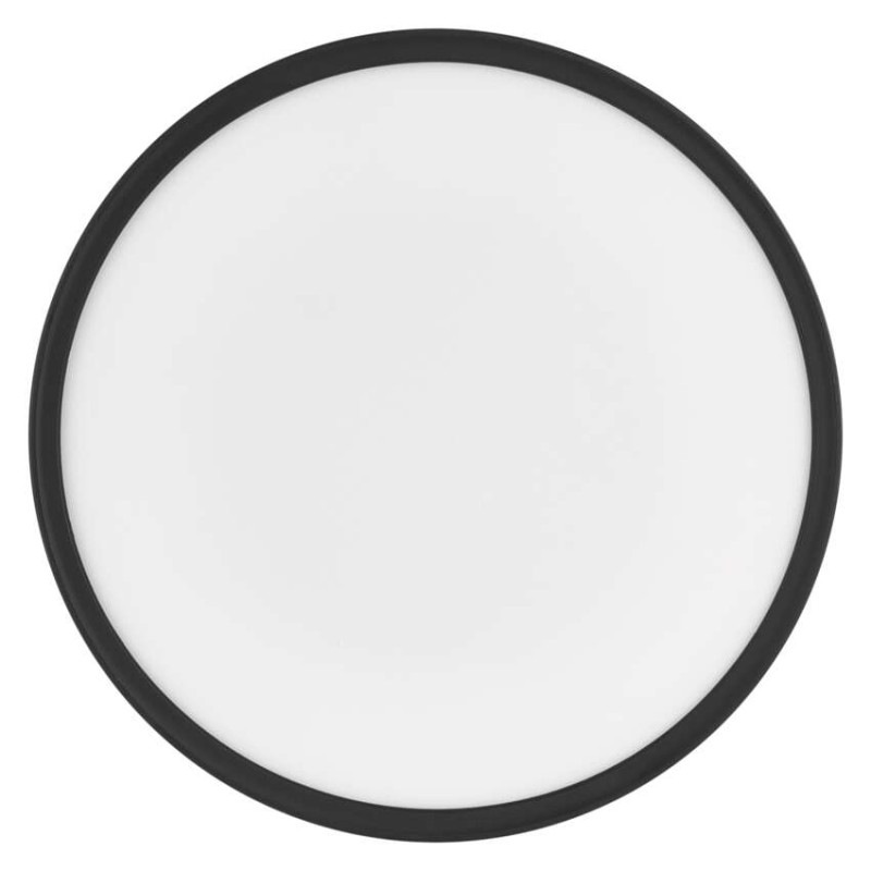 LED prisadené svietidlo FLORI okrúhle, čierné, 22W, neutrálna biela 10