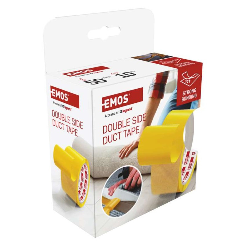 Dvojstranná DUCT páska 50 mm / 10 m, priehľadná 8