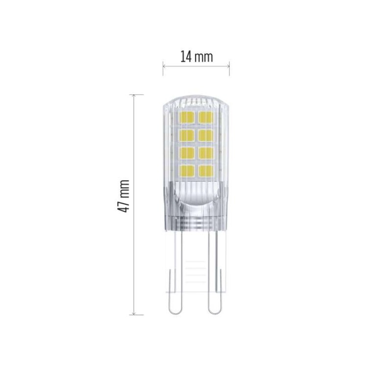 LED žiarovka Classic JC / G9 / 2,5 W (32 W) / 350 lm / neutrálna biela