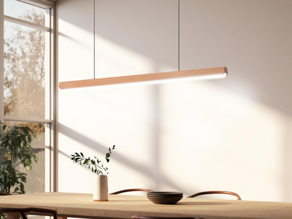 Drevený luster na lanku z masívneho dreva LED 22W / 1200 - WRL0421 5