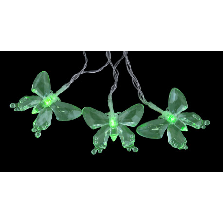 Solárne svietidlo, plast čierny, plast transparentný, dĺžka 4,6 m, IP44, menič farieb, akumlátor AA 3