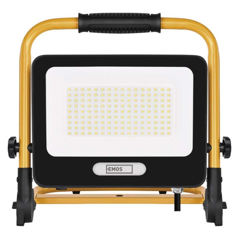 LED reflektor GLARO 100 W, žlto-čierny, IP65, 10 000 lm, neutrálna biela 2