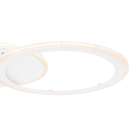 Stropné svietidlo, kov biely, akryl biely, funkcia pamäte, nočné svetlo, stmievateľné, diaľkové ovlá 15