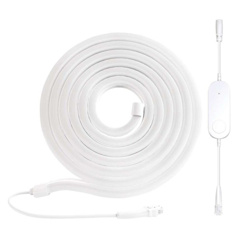 GoSmart Flexibilný LED pásik NEON biely, 5 m, 33 W, RGBIC stmievateľný, WiFi 6
