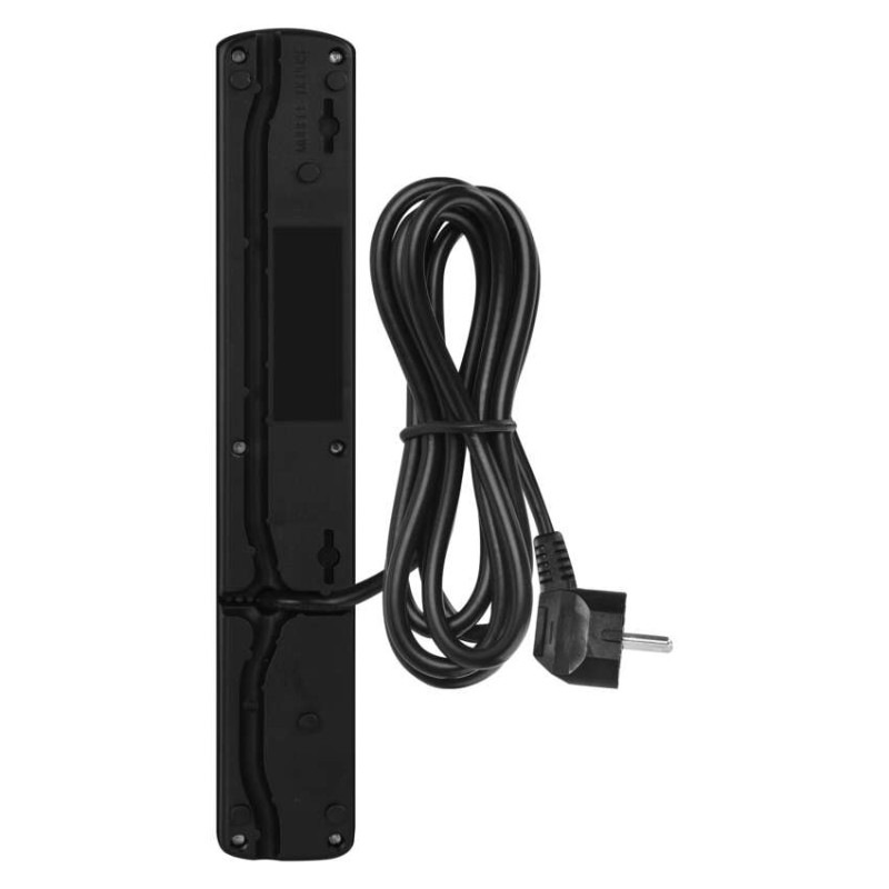 Prepäťová ochrana – 5 zásuviek, 3m, čierna 2