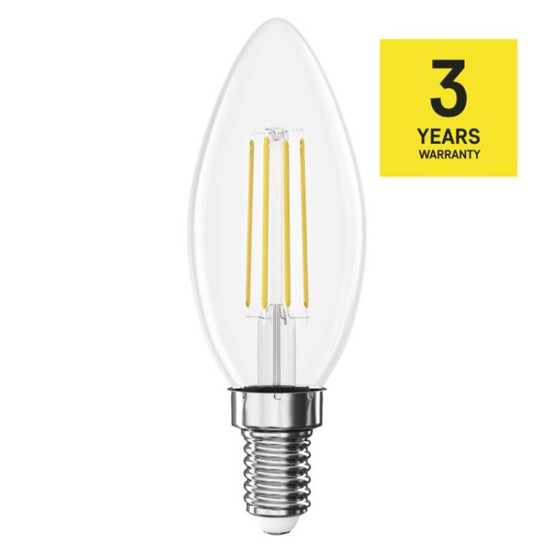 LED žiarovka Filament sviečka / E14 / 1,8 W (25 W) / 250 lm / Neutrálna biela 1