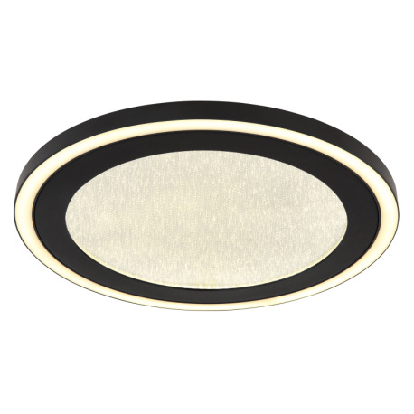 Stropné svietidlo, kov čierny matný, plast čierny matný/biely, niekoľko úrovní pomocou nástenného sp