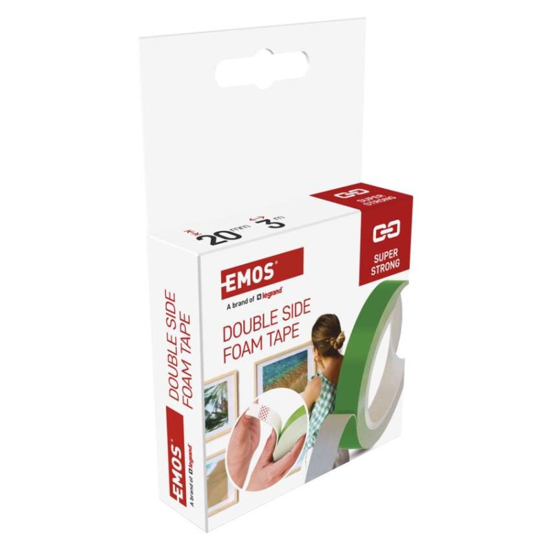  Dvojstranná penová páska 20 mm / 3 m, zelená 7