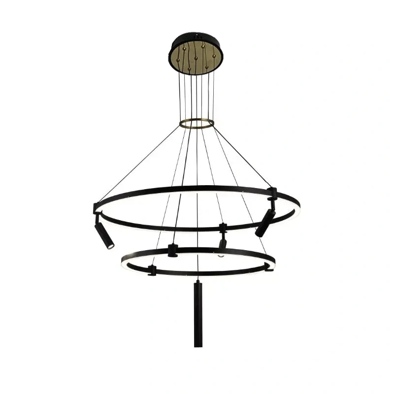 LED závesné svietidlo na lanku + diaľkový ovládač 140W - J7304/B 9