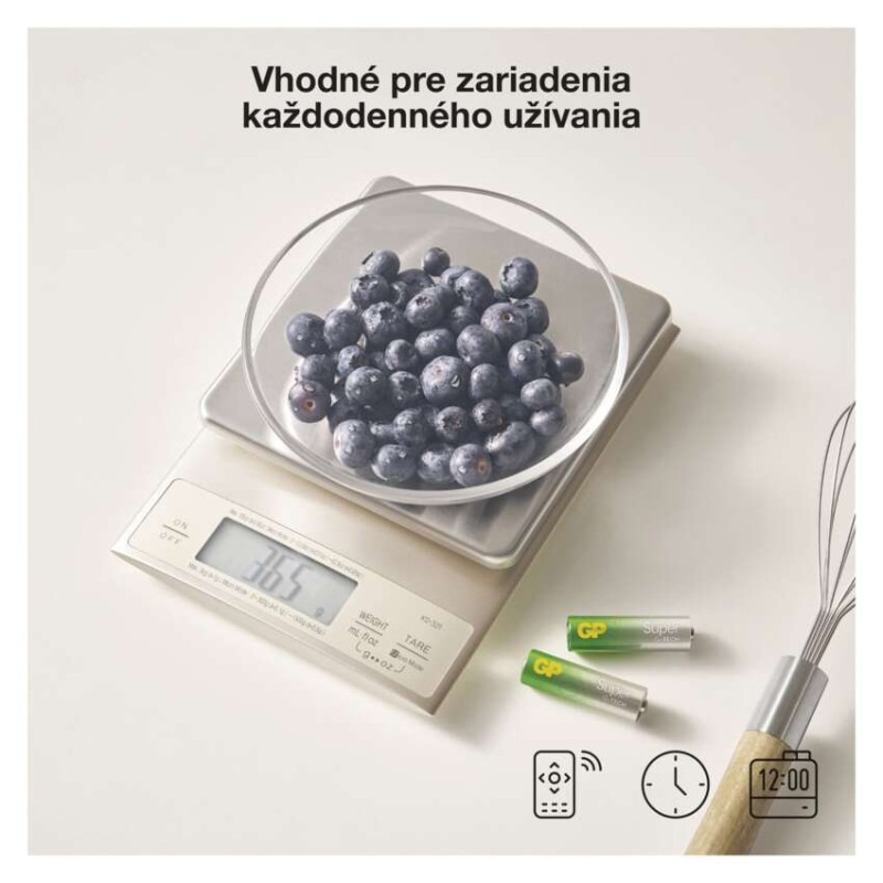 Alkalická batéria GP Super 6LR61 (9V) 1 ks 3