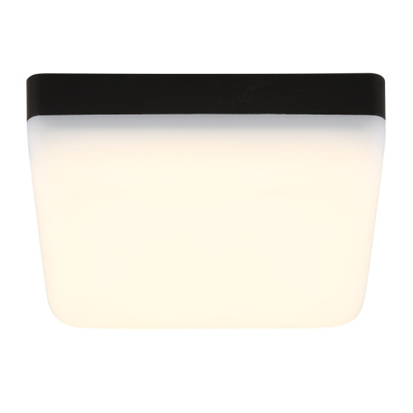 Stropné svietidlo, plast čierny, plast biely, DxŠxV: 120x120x45mm, vrátane LED 8W 230V, zdroj 870lm, 7