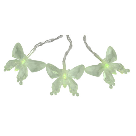 Solárne svietidlo, plast čierny, plast transparentný, dĺžka 4,6 m, IP44, menič farieb, akumlátor AA 8