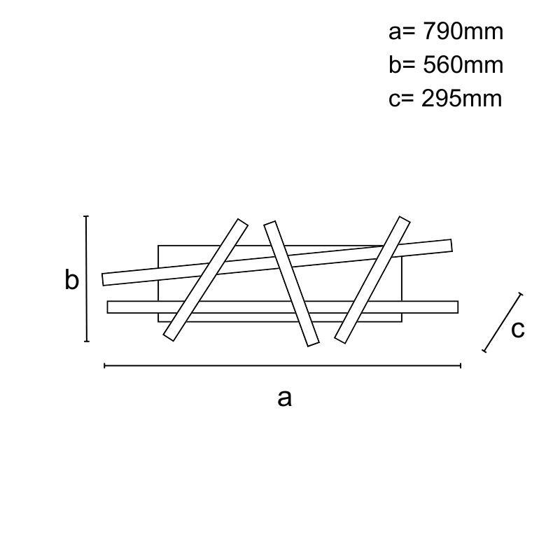 LED stropné svietidlo s diaľkovým ovládačom 60W - J3370/BCH 10