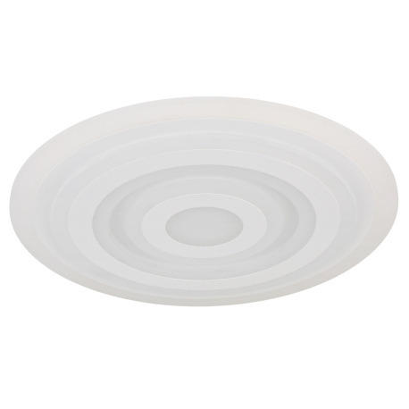 Stropné svietidlo, kov biely, akryl biely, ø: 490 mm, V: 50 mm, vrátane LED 40W 230V, zdroj 5200lm, 7